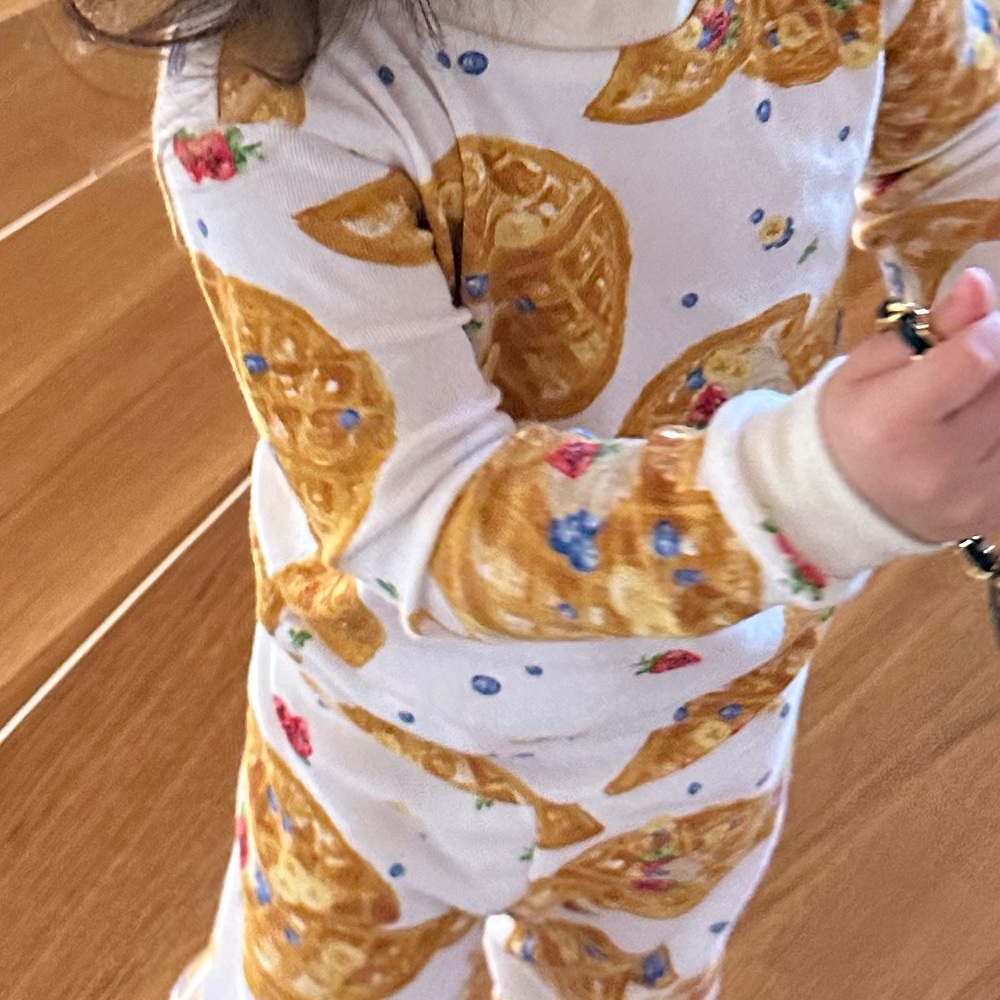 Waffle pajamas 2T